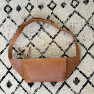 Able Delilah Belt Bag Leather Fanny Pack Brown